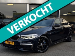 BMW 5-serie - M550i xDrive High Executive 4.4 V8 462PK/MASSAGE/STOELVERKOELING/PANO/VOL ONDERHOUD/CARBON