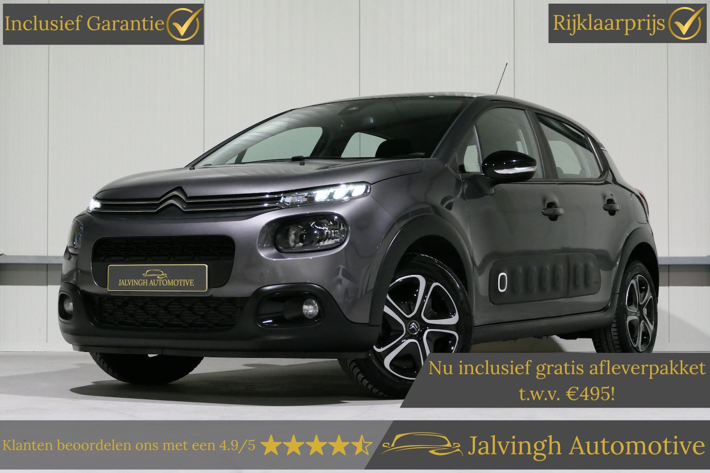 Citroën C3 - 1.2 PureTech S&S Feel Edition |Carplay|Clima|PDC|DB-riem vervangen! - AutoWereld.nl