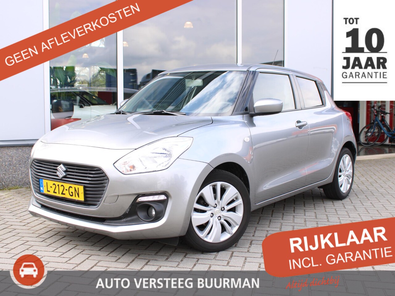 Suzuki Swift - 1.2 Select Smart Hybrid Carplay/Android Auto, Achteruitrijcamera, Navigatie, Airco - AutoWereld.nl