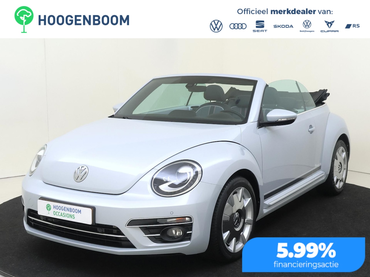 Volkswagen Beetle Cabriolet - 1.2 TSI Exclusive Series | Stoelverwarming | Navigatie | 18 inch ‘Disc’ velgen | Keyless | - AutoWereld.nl