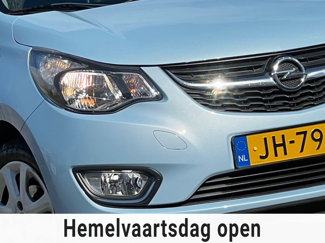 Opel Karl - 1.0 75pk Cosmo - Ray Blue - Leder int/Bluetooth/Seatheat - 58dkm - Nieuwstaat - AutoWereld.nl