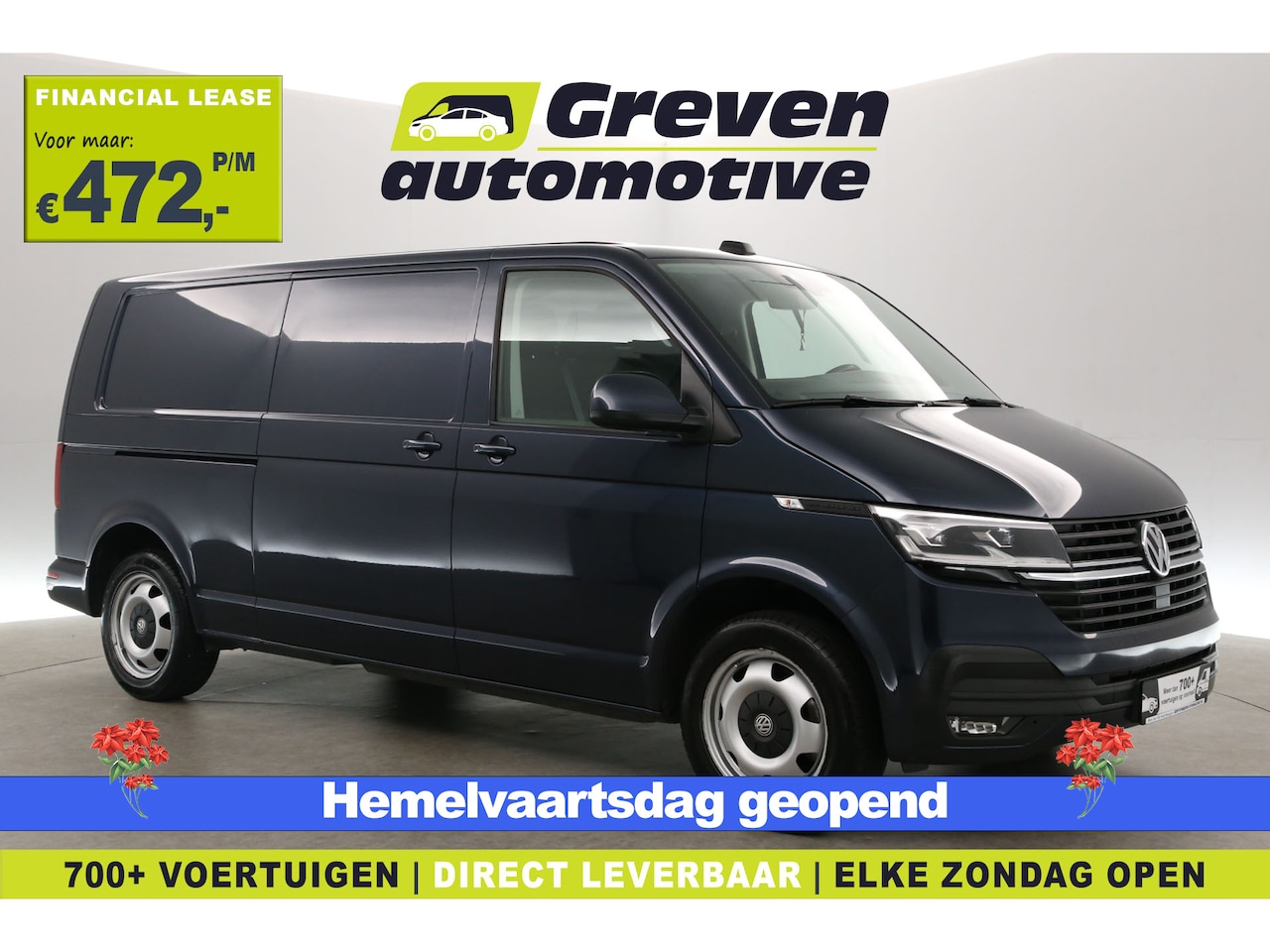 Volkswagen Transporter - 2.0 TDI L2H1 204PK | Aut. | Virtual | Airco | Adap. Cruise | Camera | Carplay | 3 Zits | 2 - AutoWereld.nl