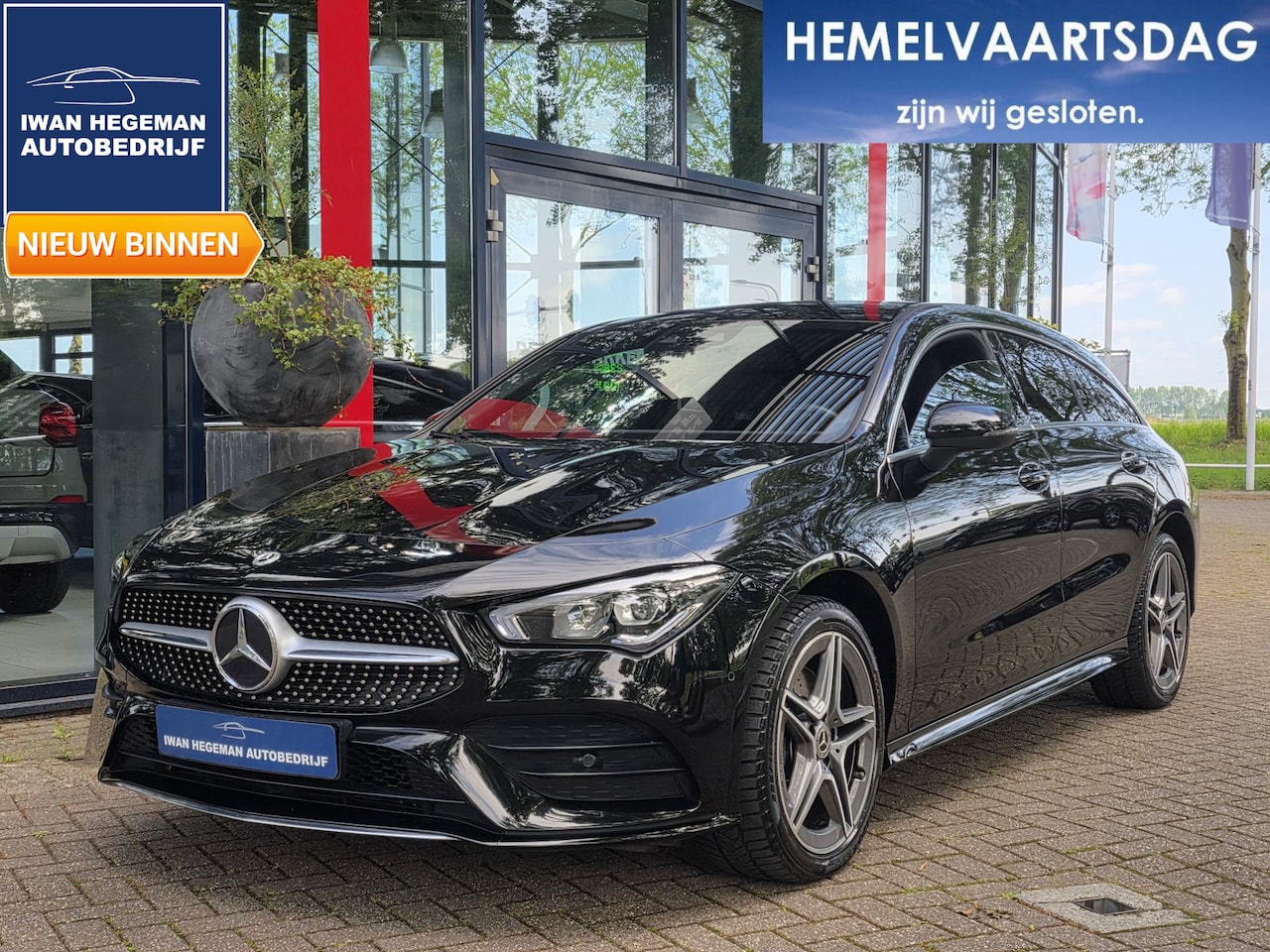 Mercedes-Benz CLA-klasse Shooting Brake - 250 e AMG Line | SOH 95,61% | Wegkl. Trekhaak | Navigatie | Climate Control | Licht metale - AutoWereld.nl