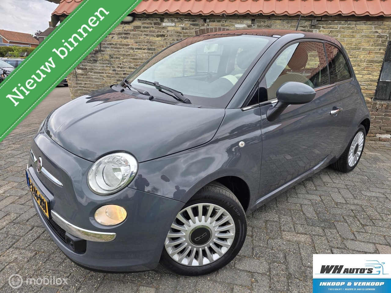 Fiat 500 - 1.2 Lounge | Panoramadak | Nette auto! - AutoWereld.nl