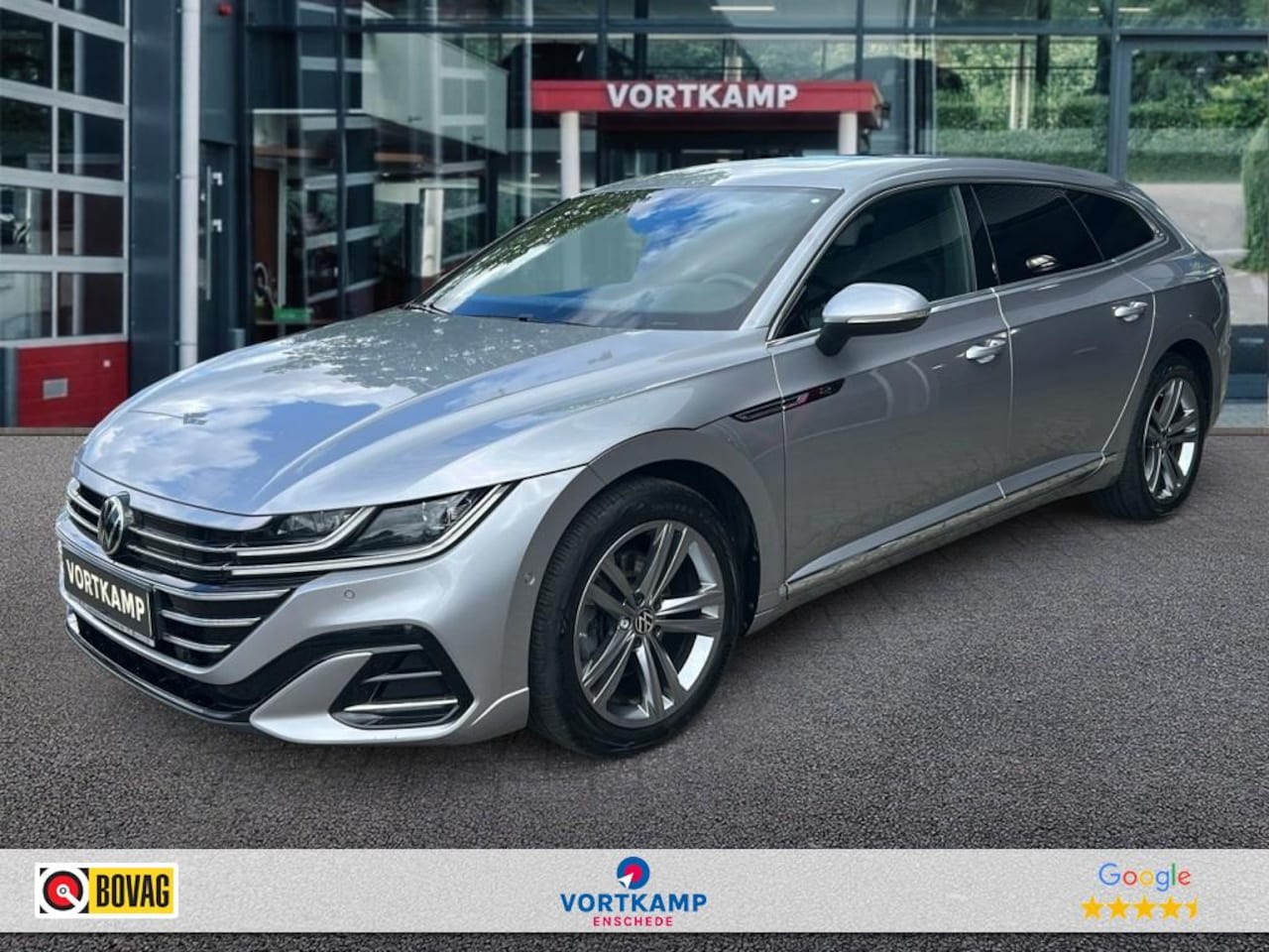 Volkswagen Arteon Shooting Brake - 1.4 TSI eHYBRID R-LINE TREKHAAK/PANO-DAK/360CAM/ELEK-KLEP/LEDER/ACC/HUD/IQ - AutoWereld.nl