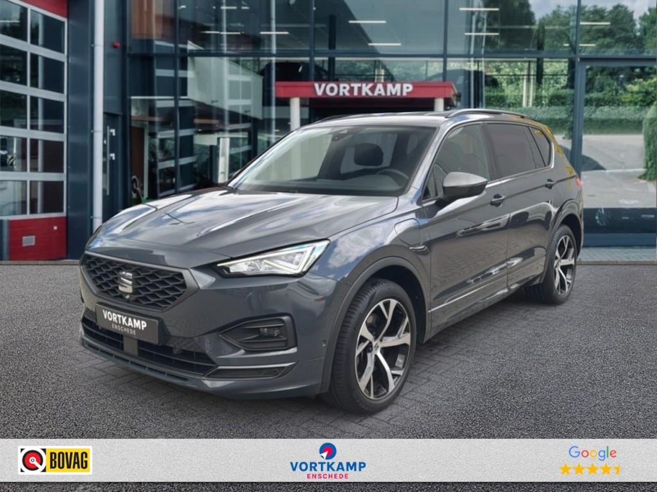 SEAT Tarraco - 1.4 eHYBRID FR TREKHAAK/LEDER/CAMERA/MEM/ACC/STOELVERW/CARPLAY - AutoWereld.nl