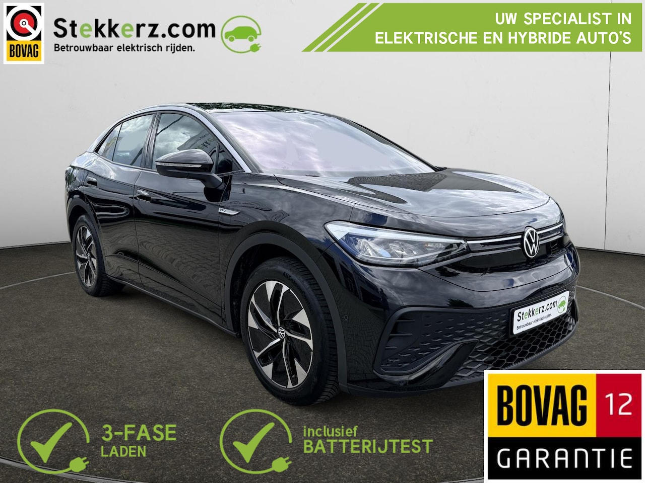 Volkswagen ID.5 - Pro 77 kWh | All-in prijs incl. 12 mnd BOVAG garantie | Aviloo Accutest | Stoel & Stuurver - AutoWereld.nl