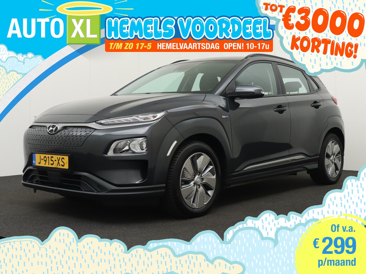 Hyundai Kona Electric - EV Comfort 64 kWh (96%SOH) Warmtepomp Camera Adap.Cruise - AutoWereld.nl