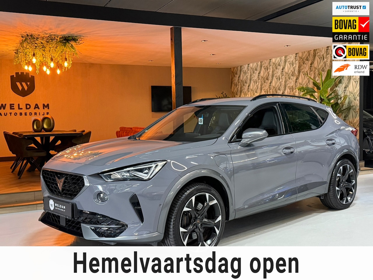 CUPRA Formentor - 1.4 e-Hybrid VZ Copper Edition Garantie Trekhaak Carplay Sfeer StuurVW StoelVW ACC Navi Cl - AutoWereld.nl