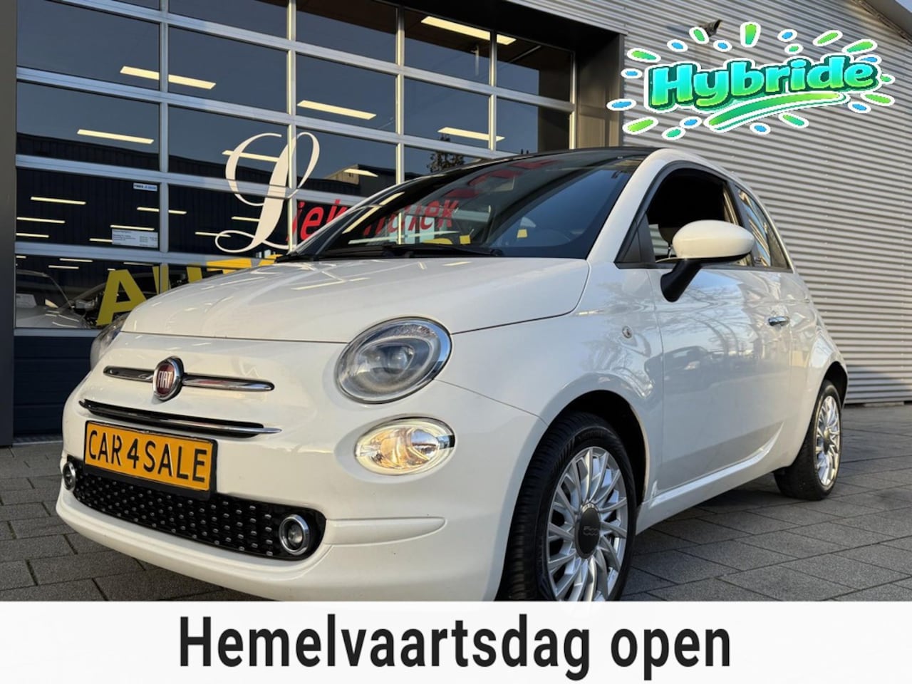 Fiat 500 C - CABRIO 1.0 Hybride Lounge - Navigatie! / Apple Carplay I Airco I PDC I Sport velgen I Deal - AutoWereld.nl