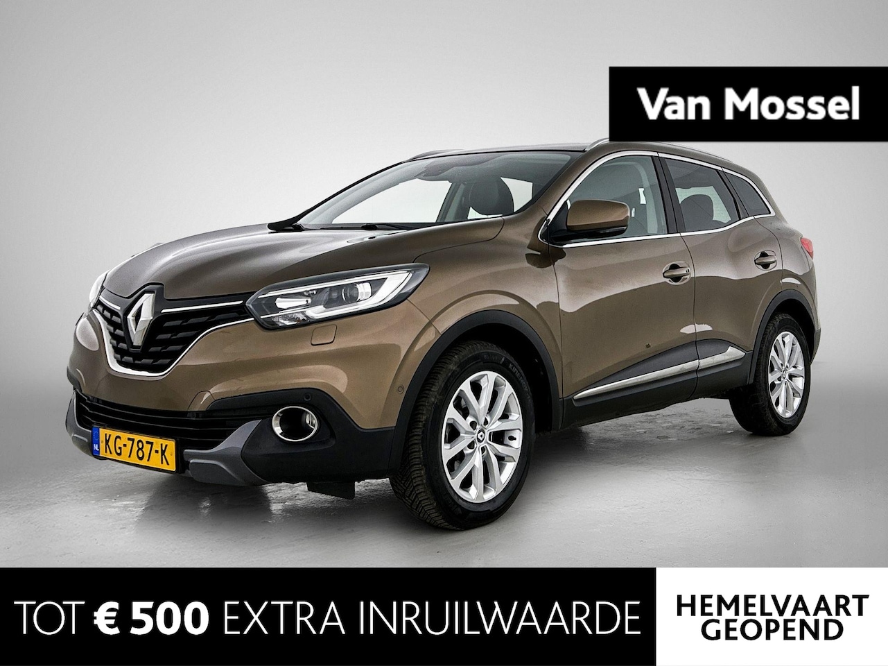 Renault Kadjar - 1.2 TCe Intens 130PK | Automaat | Trekhaak | Navigatie | Half-Lederen Bekleding | Stoelver - AutoWereld.nl