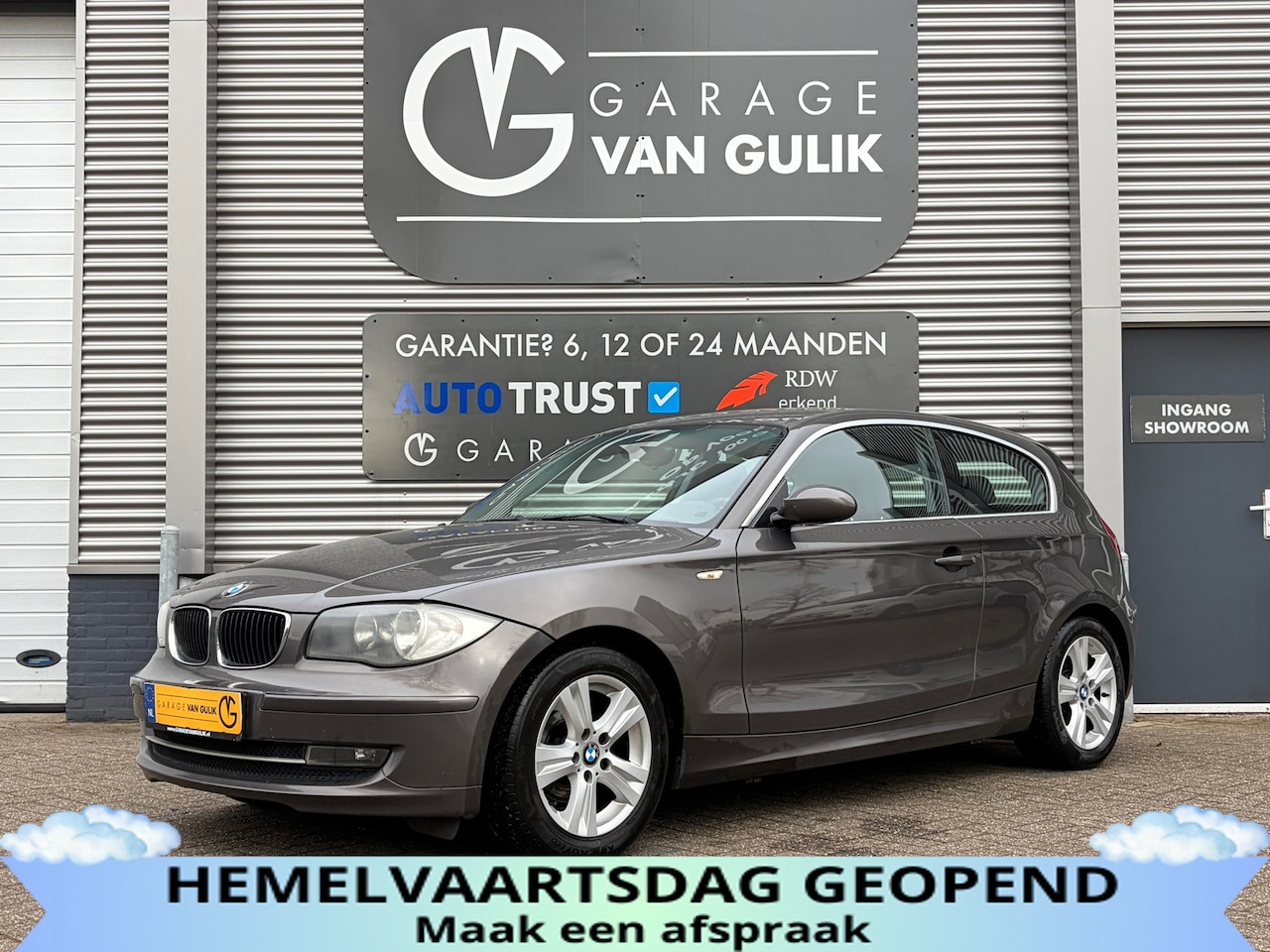 BMW 1-serie - 116i Business Line 122PK Airco,Isofix,ElektrRamen+Spiegels,Bluetooth,Parkeersensoren,Radio - AutoWereld.nl