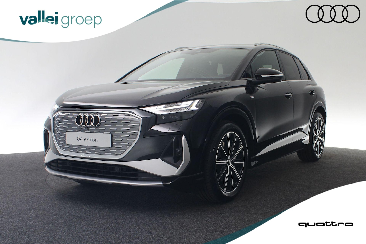 Audi Q4 e-tron - S edition 45 82 kWh 210 kW / 286 pk Quattro | Assistentiepakket plus | Privacy Glas | Sono - AutoWereld.nl