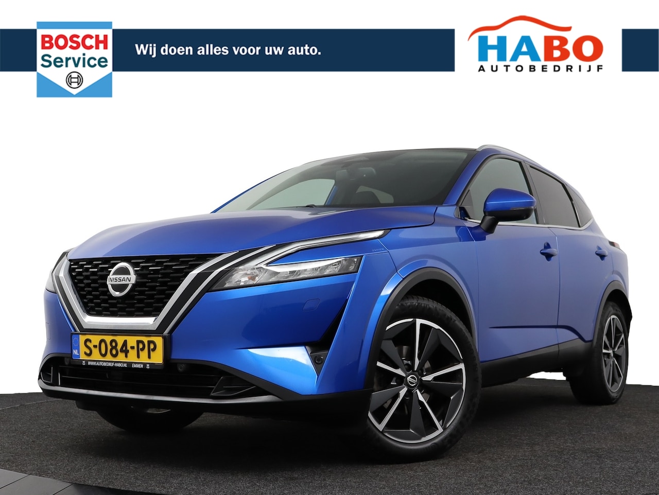 Nissan Qashqai - 1.3 MHEV XTRONIC BUSINESS DESIGN CVT AUTOMAAT ECC/CRUISE/NAV/CAMERA/STOEL.VERWARM/PANO.DAK - AutoWereld.nl