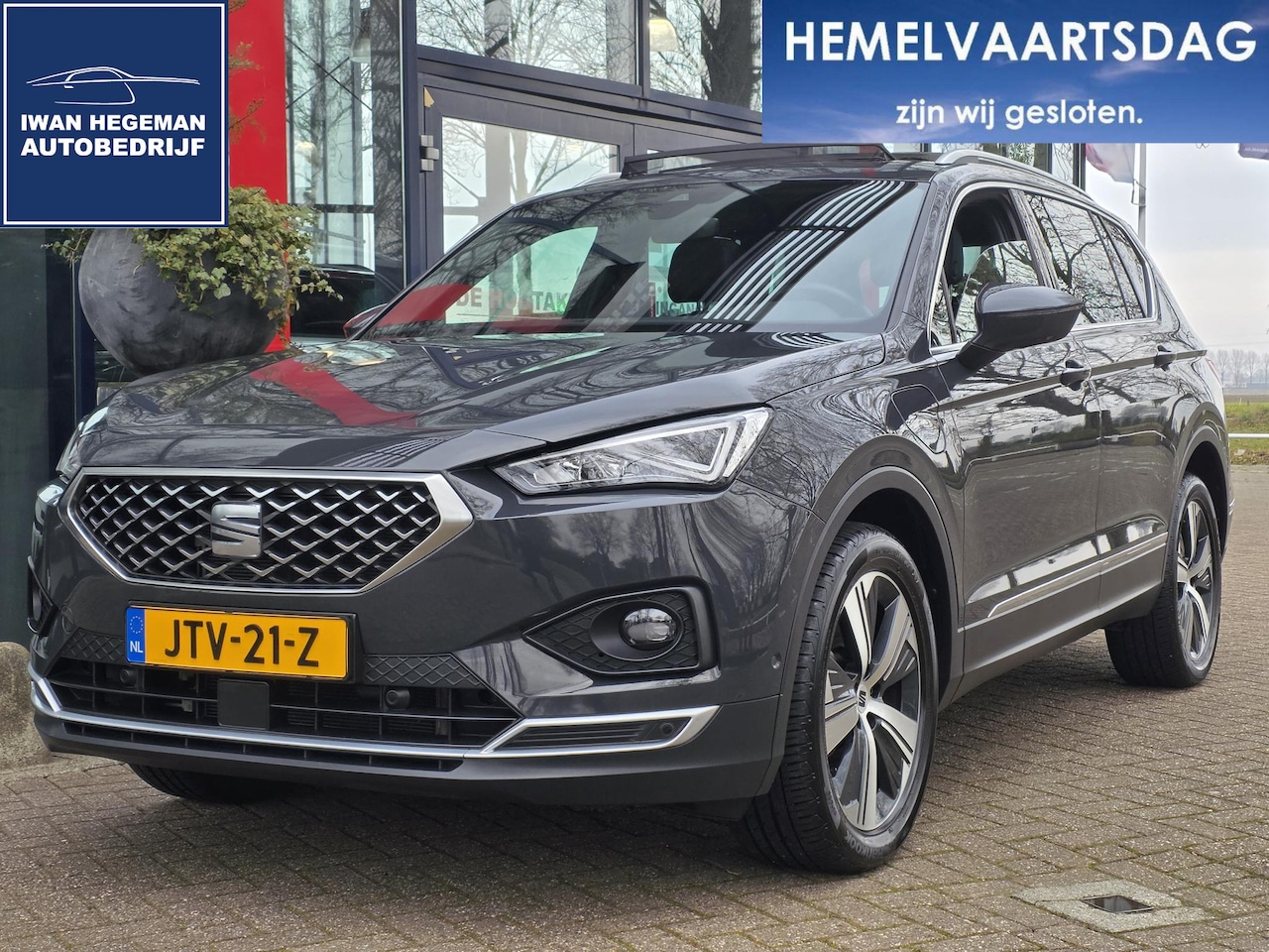 SEAT Tarraco - 1.4 TSI e-Hybrid PHEV 245PK FR | Wegkl. Trekhaak | Panodak | Leer | Navigatie | Climate Co - AutoWereld.nl