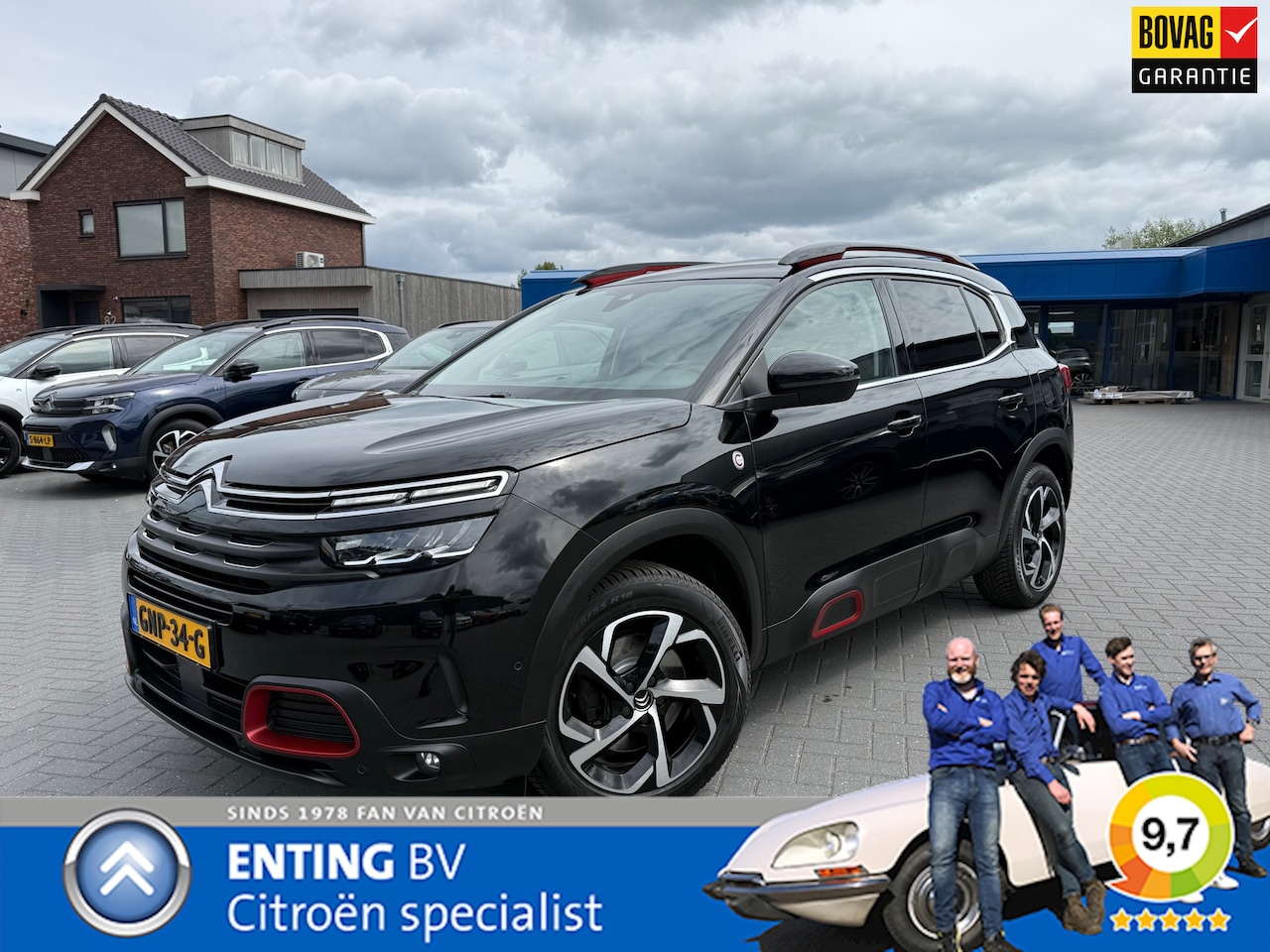 Citroën C5 Aircross - 1.6 Plug-in Hybrid 225 C SERIES TREKHAAK 4X NIEUWE ALL SEASONS - AutoWereld.nl