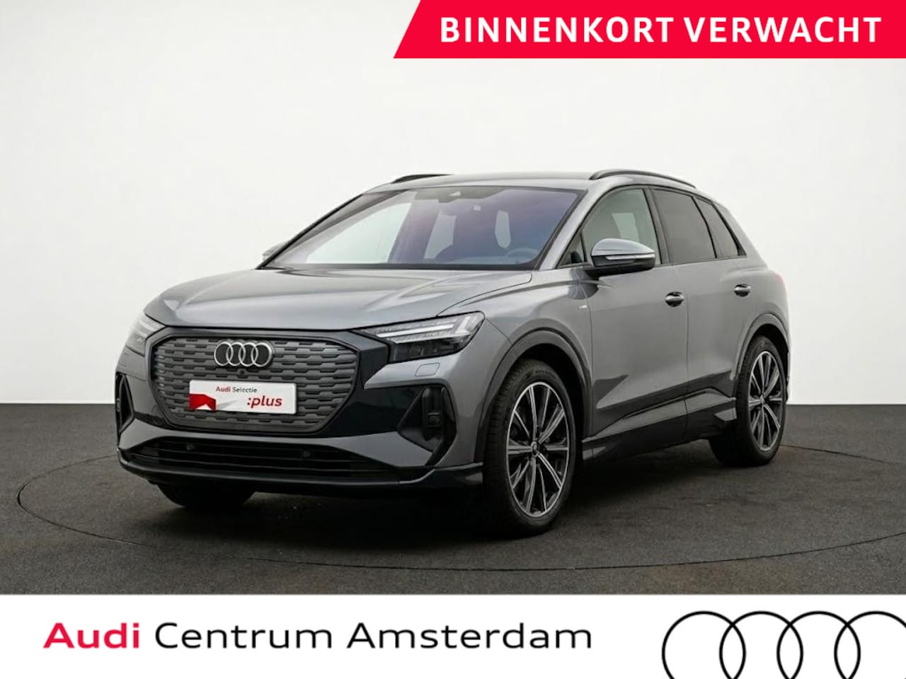 Audi Q4 e-tron - 40 Launch edition S Competition 77 kWh 204pk | Panoramadak | Elektrisch verstelbare stoele - AutoWereld.nl
