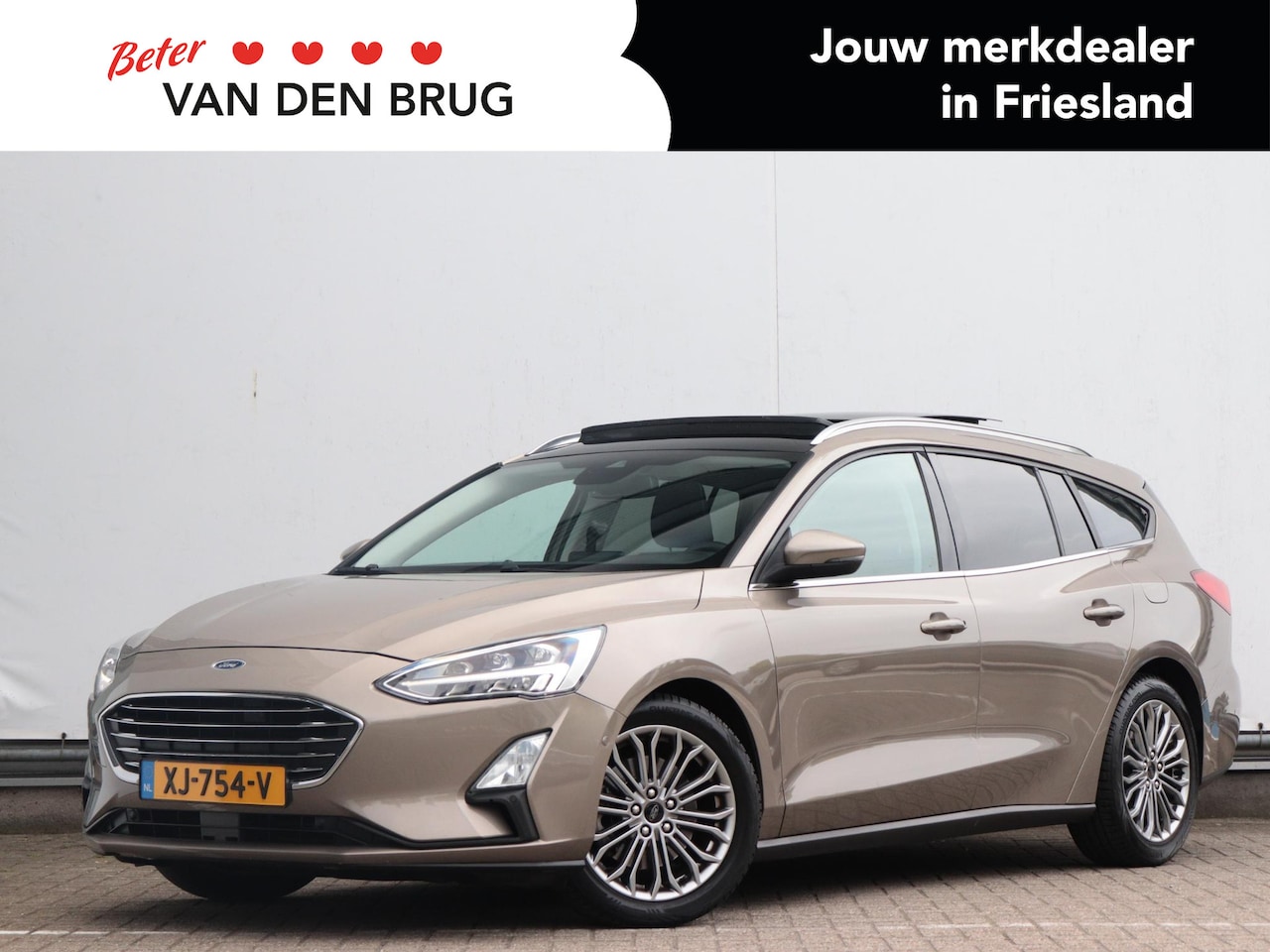 Ford Focus Wagon - 1.0 EcoBoost Titanium Business | Panoramadak | Bang & Olufsen | Camera | Cruise | App Conn - AutoWereld.nl