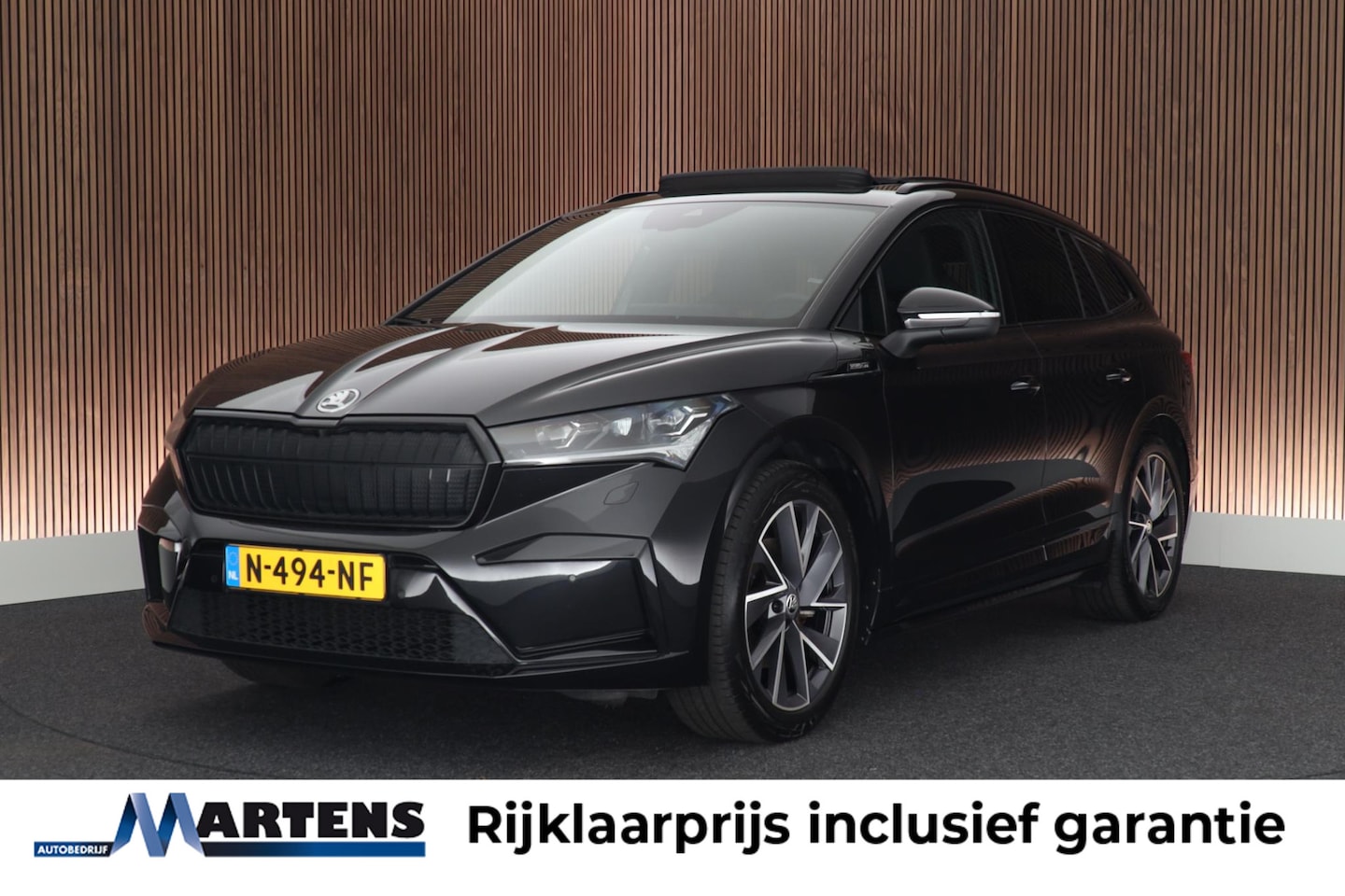 Skoda Enyaq iV - 60 180pk Sportline SOH 89% Panoramadak Trekhaak Camera Navigatie - AutoWereld.nl