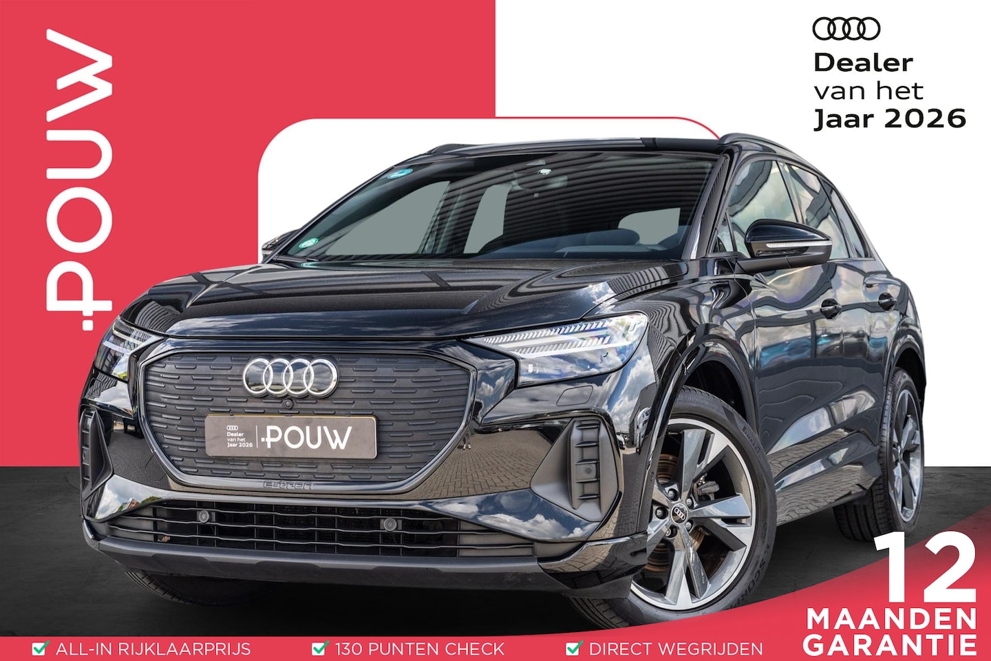 Audi Q4 e-tron - 35 170pk Advanced Edition 55 kWh | SoH 92% | Sportstoelen | Achteruitrijcamera | 20" Velge - AutoWereld.nl