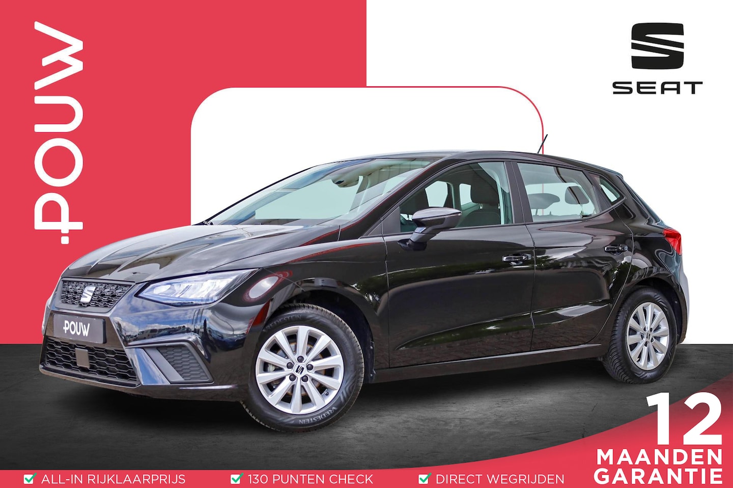 SEAT Ibiza - 1.0 EcoTSI 95pk Style | Parkeersensor | Cruise Control | Apple Carplay / Android Auto - AutoWereld.nl