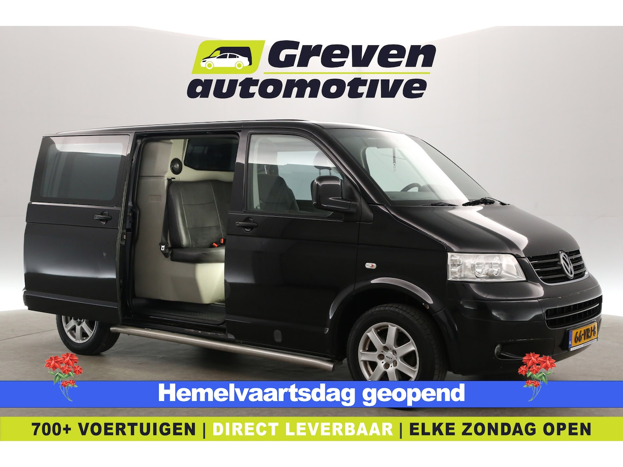 Volkswagen Transporter - 2.5 TDI 4Motion 175PK L1H1 | Dubbele Cabine | Airco | Cruise | Trekhaak | Elektrpakket - AutoWereld.nl