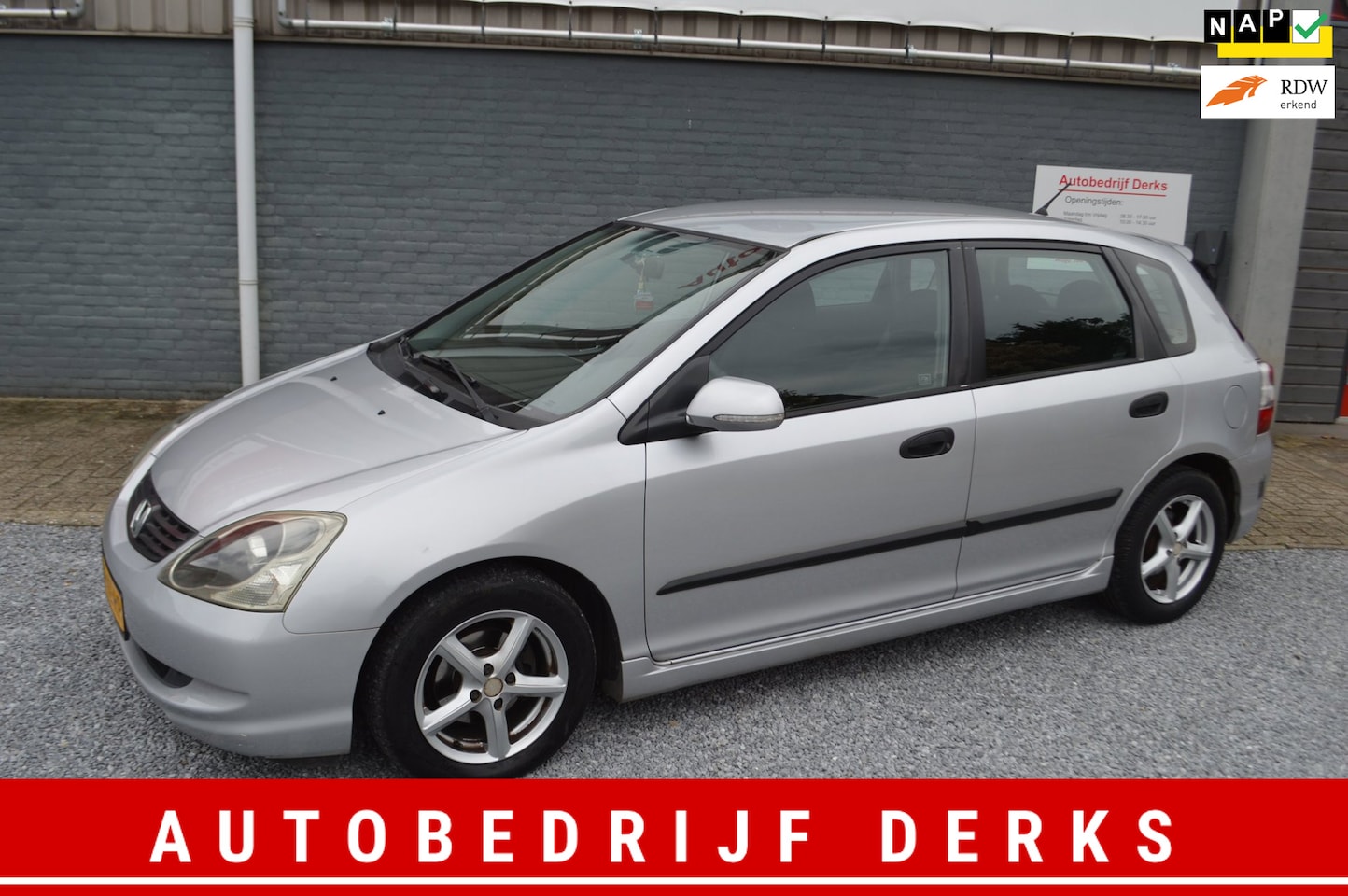 Honda Civic - 1.6i LS Airco 5Drs Stuurbekrachtiging Jaar APK - AutoWereld.nl