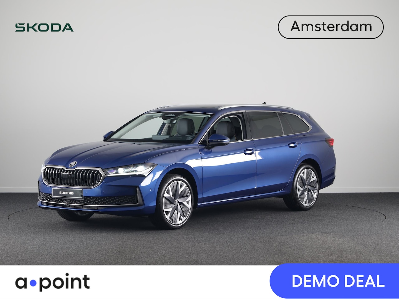 Skoda Superb Combi - 1.5 TSI MHEV First Edition 150 p | Panoramadak | 19 inch | Lounge Interieur | Led Matrix | - AutoWereld.nl