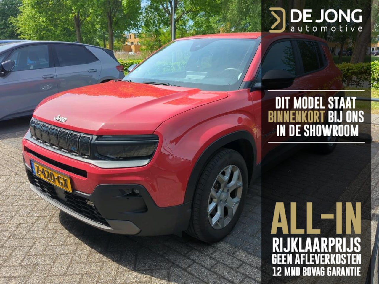 Jeep Avenger - Longitude 54 kWh ALL-INRIJKLAARPRIJS/Camera/Apple Carplay/17"velgen/400km actieradius - AutoWereld.nl