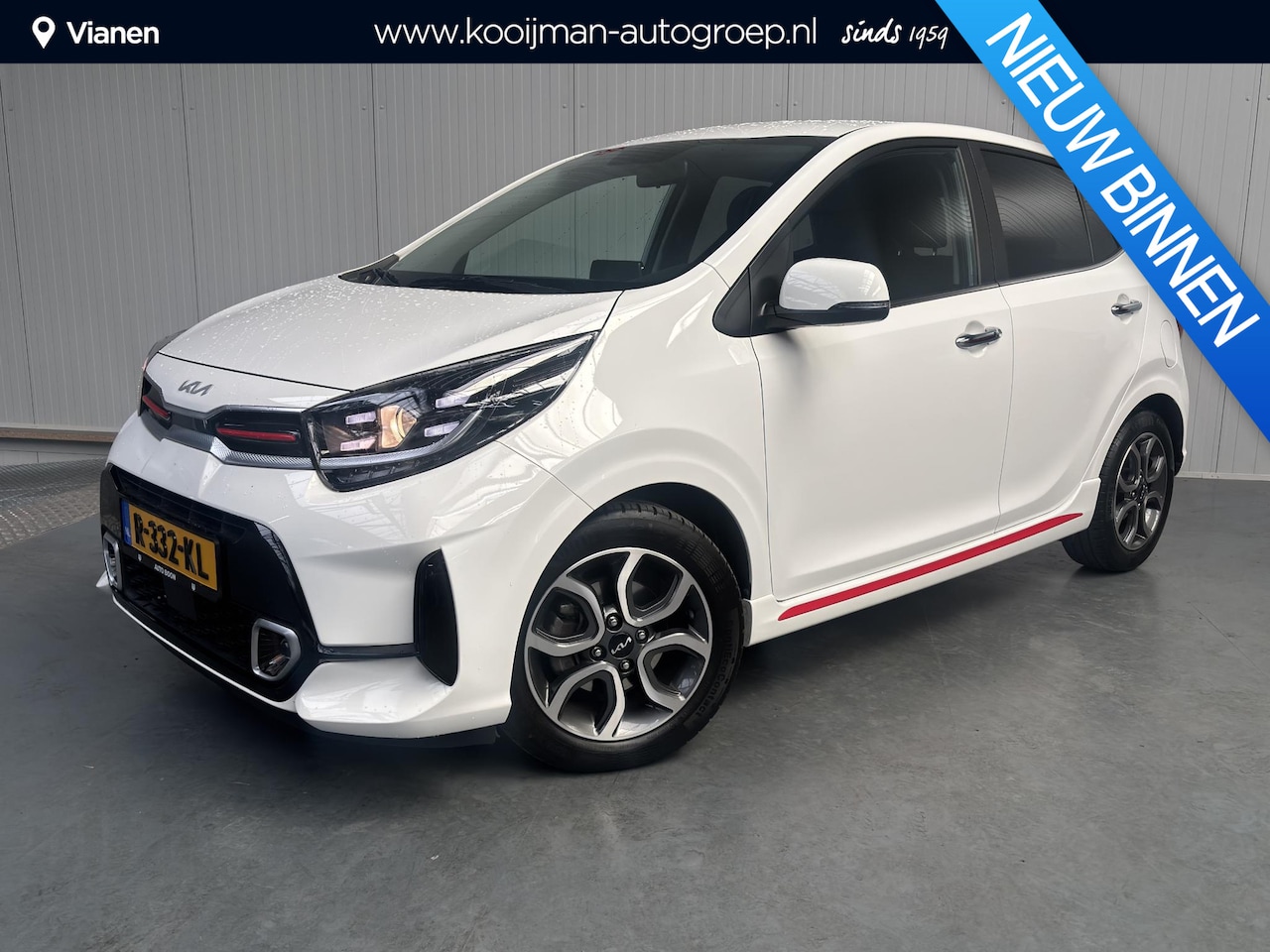 Kia Picanto - 1.0 DPi GT-Line NL auto, 1e eigenaar, 100% onderhouden, btw auto, zeer nette en luxe Pican - AutoWereld.nl