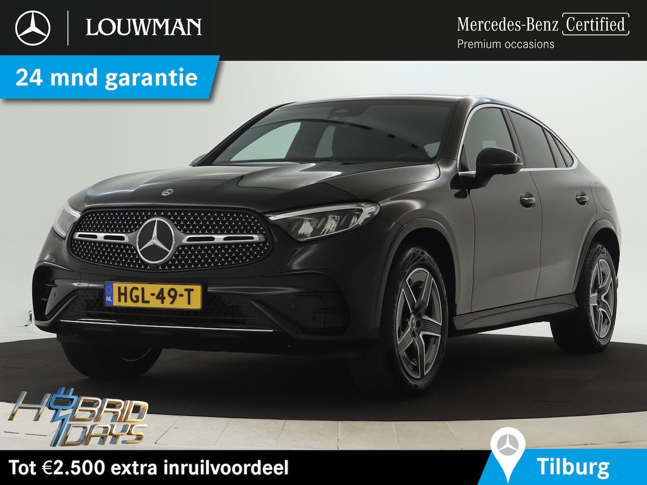 Mercedes-Benz GLC-klasse Coupé - 300 e 4Matic AMG Plug-In Hybride | Trekhaak | Sfeerverlichting | Car Play | Parkeerpakket - AutoWereld.nl