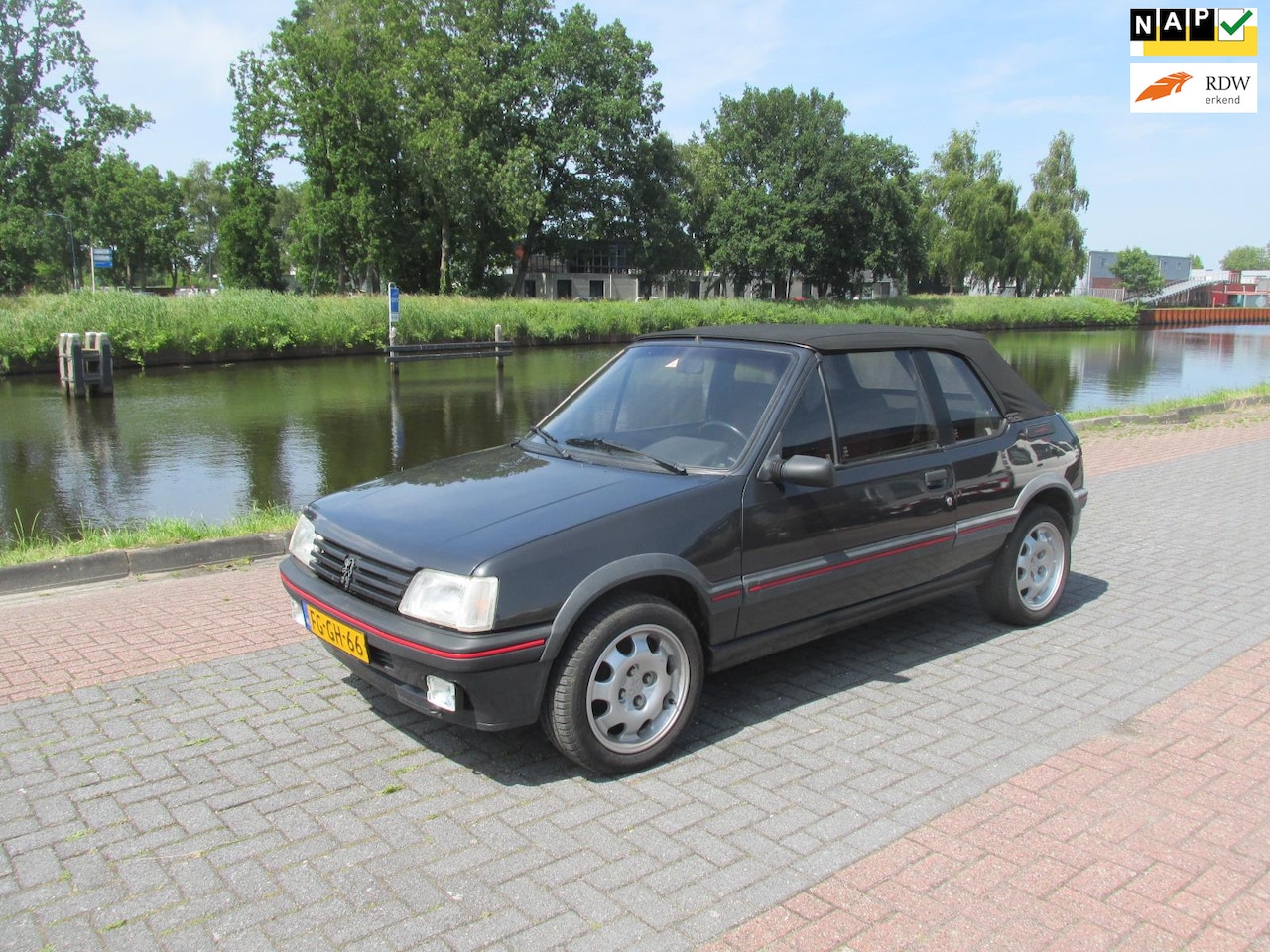 Peugeot 205 - 1.9 CTI GTI Cabrio Nederlandse dealerauto met historie keurige auto - AutoWereld.nl