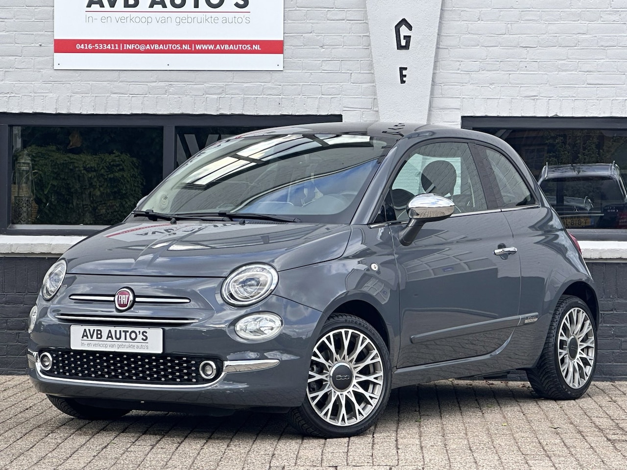 Fiat 500 - 1.2 Lounge Navi Clima Pano TFT Scherm - AutoWereld.nl