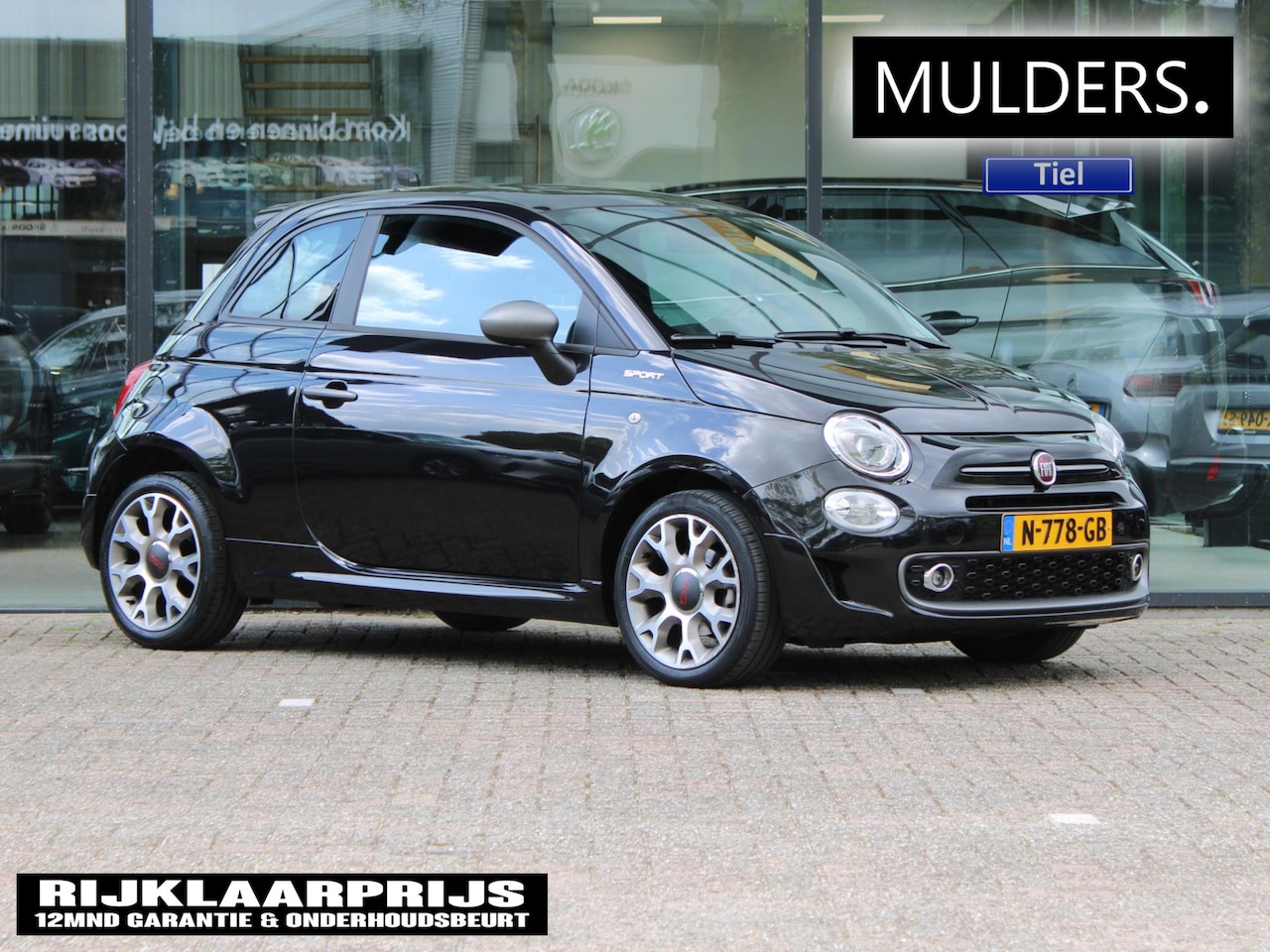 Fiat 500 - 1.0 Hybrid Sport | Apple Carplay / Panoramadak / Climate - AutoWereld.nl