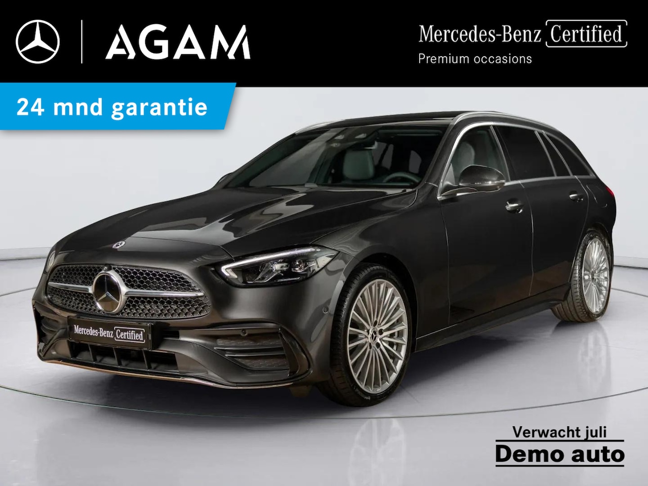Mercedes-Benz C-klasse Estate - 300 e Business Solution AMG Panorama dak - AutoWereld.nl