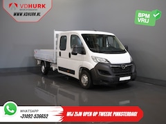 Opel Movano - 2.2 140 pk DC Dubbel Cabine Open Laadbak/ 7 Pers./ 2.5t Trekverm./ Cruise/ Airco/ 288x215x