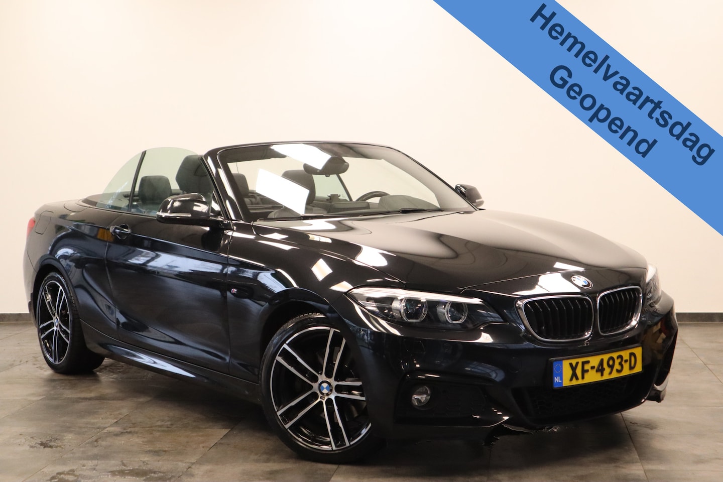 BMW 2-serie Cabrio - 220i High Executive M-sport H&K PDC * Hemelvaartsdag geopend van 12:00 tot 17:00u * - AutoWereld.nl