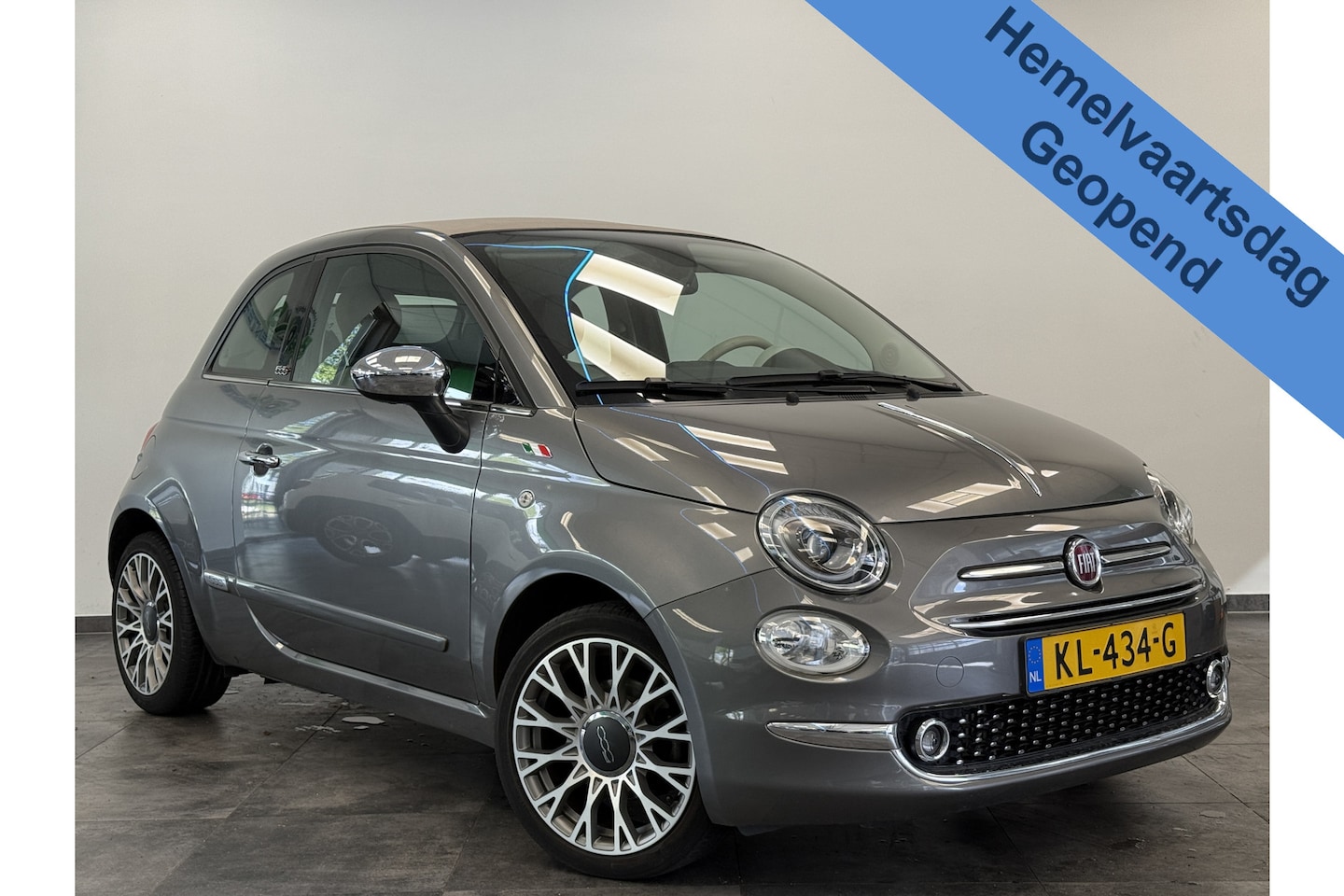 Fiat 500 C - 0.9 TwinAir Turbo Lounge Climate control Navigatie * Hemelvaartsdag geopend van 12:00 tot - AutoWereld.nl