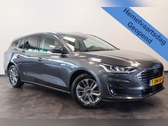 Ford Focus Wagon - 1.0 EcoBoost Hybrid Titanium Cruise/Climate Keyless Trekhaak NAP * Hemelvaartsdag geopend