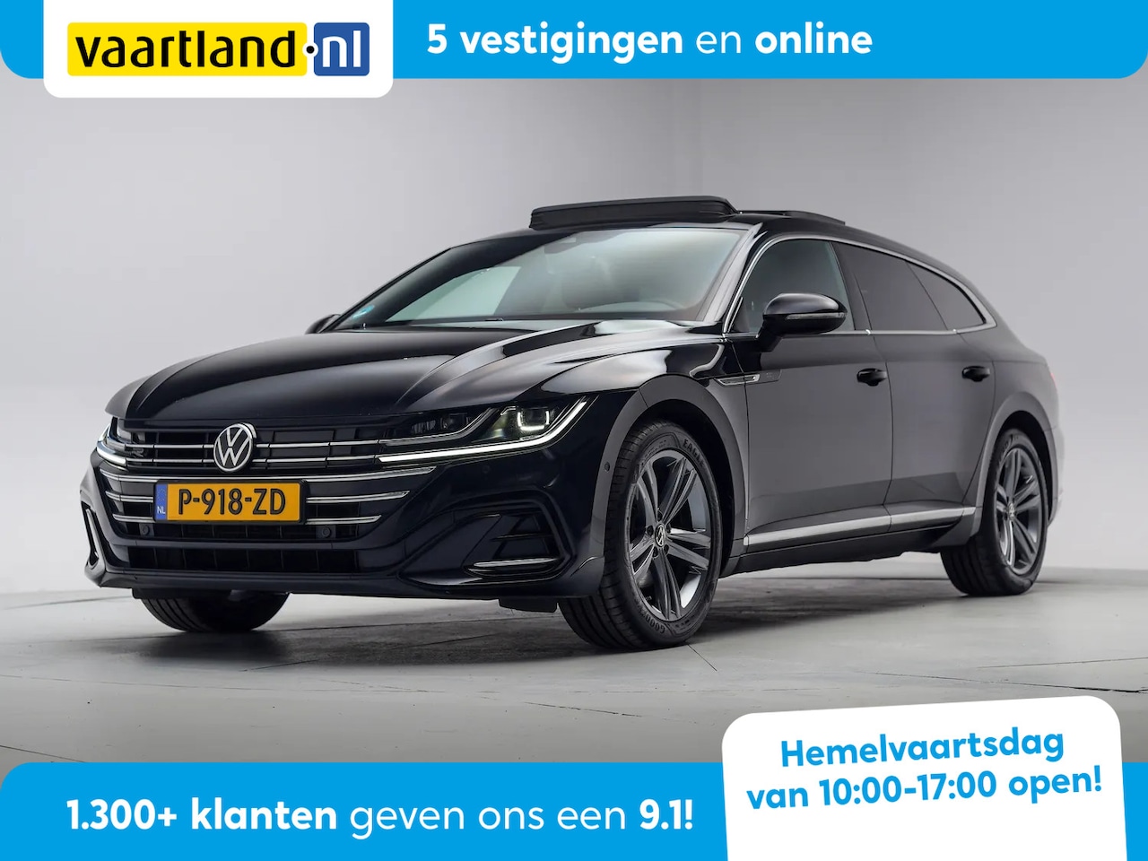 Volkswagen Arteon Shooting Brake - 1.4 TSI eHybrid R-Line Business+ [ Panorama Alcantara/leder Virtual Camera Navi Apple / An - AutoWereld.nl