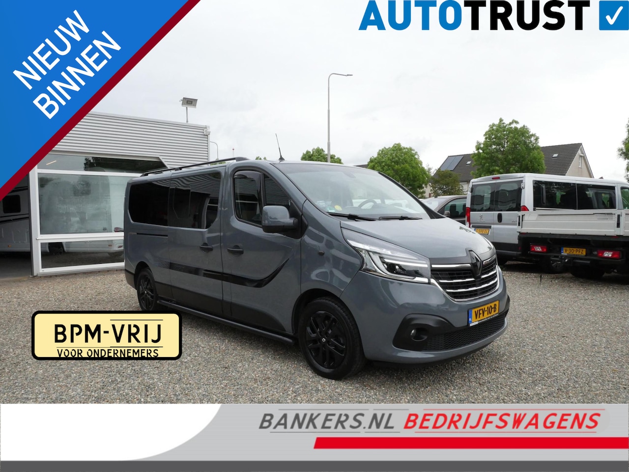 Renault Trafic - 2.0 dCi 170PK, L2, Dubbel Cabine, 2 x Schuifdeur, Airco - AutoWereld.nl