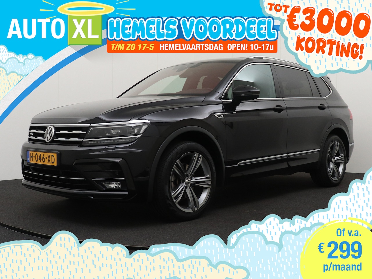 Volkswagen Tiguan Allspace - 1.5 150 PK Aut. R-Line 7p. Trekhaak Carplay Camera - AutoWereld.nl