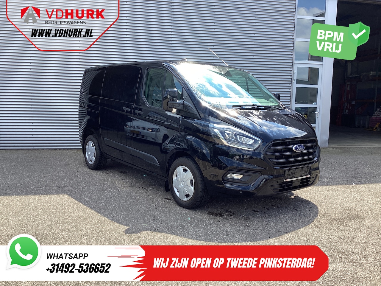 Ford Transit Custom - 1.0 130 pk PHEV Trend Bi-Xenon/ Carplay/ Stoelverw./ Camera/ PDC/ Cruise/ Airco - AutoWereld.nl