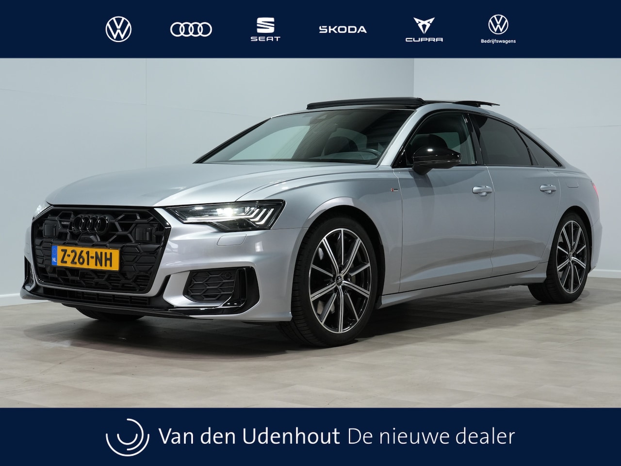 Audi A6 Limousine - 50 TFSI e quattro S-Line edition Competition Panodak Verw. voorstoelen Camera Smartphone i - AutoWereld.nl