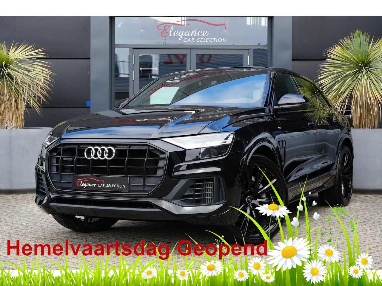 Audi Q8 - 55 TFSI e quattro Pro Line S 381pk Panoramadak/Camera/Trekhaak - AutoWereld.nl