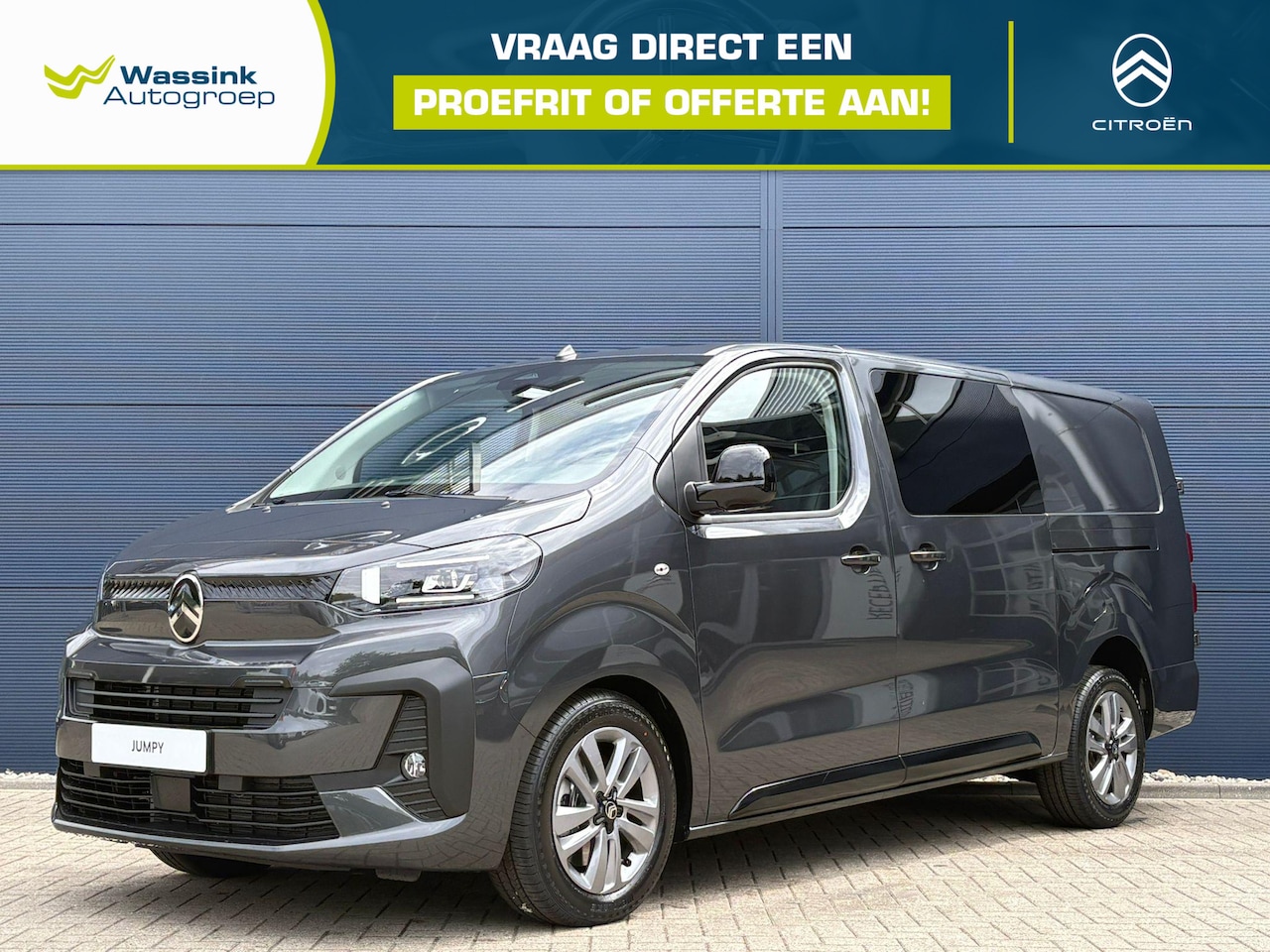 Citroën Jumpy - 2.2 BlueHDI 180 S&S L3 DC | Navigatie | 5-zits | Luxury pakket | Standkachel | LED koplamp - AutoWereld.nl