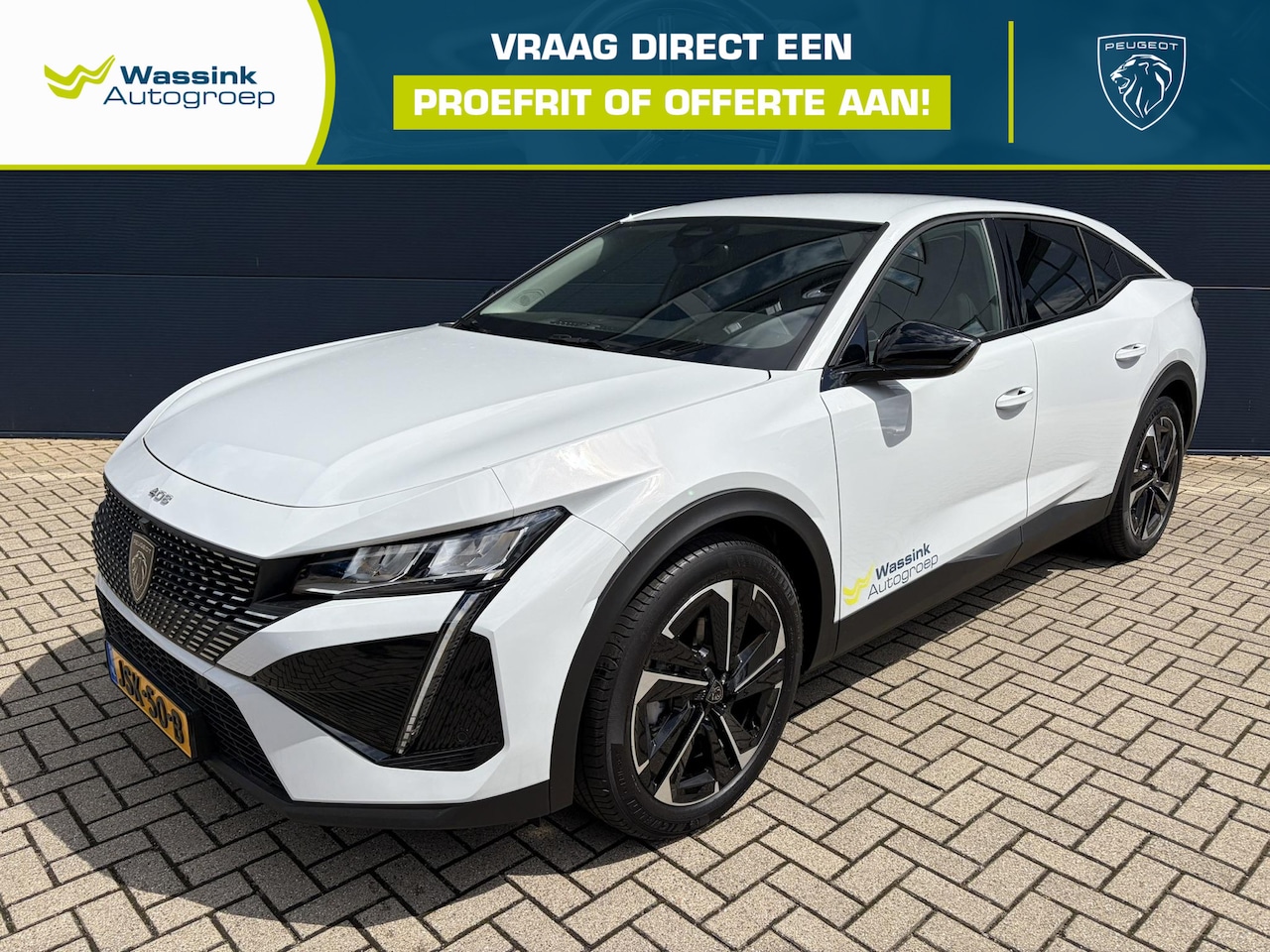 Peugeot 408 - 1.2 Hybrid 145PK e-DCS6 Allure | Climate Control Navigatie | 360 camera | Parkeersensoren - AutoWereld.nl