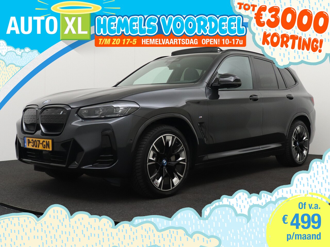 BMW iX3 - M-Sport High Exe. 80 kWh Pano-dak Harman Kardon Head-Up - AutoWereld.nl