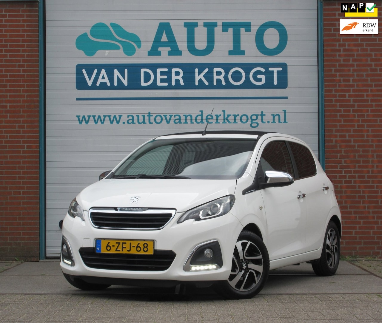 Peugeot 108 - 1.2 VTi Allure Top 1.2 VTi Allure Top, Cruise, Airco, 1e Eig, Nw. Distr, APK 4-27 - AutoWereld.nl