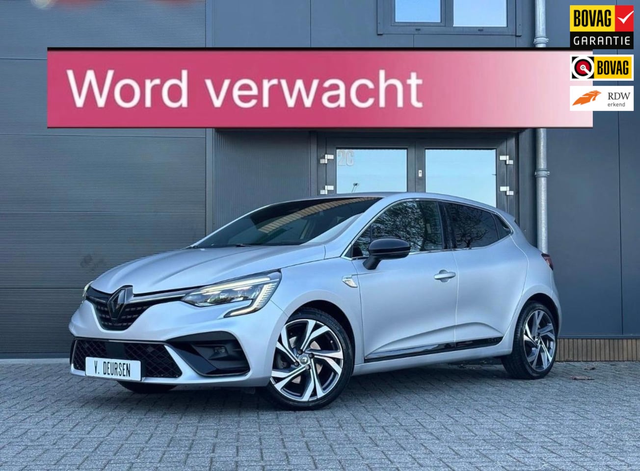 Renault Clio - 1.3 TCe R.S. Line AUTOMAAT|ORIGINEEL MAT GRIJS| STOELVERWARMING - AutoWereld.nl
